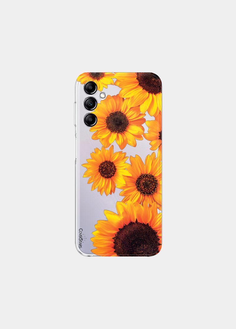 cover clear design samsung girasoli