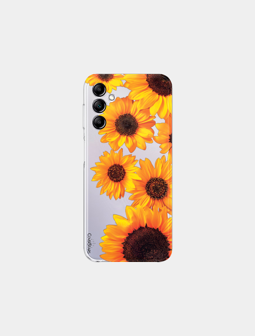 cover clear design samsung girasoli