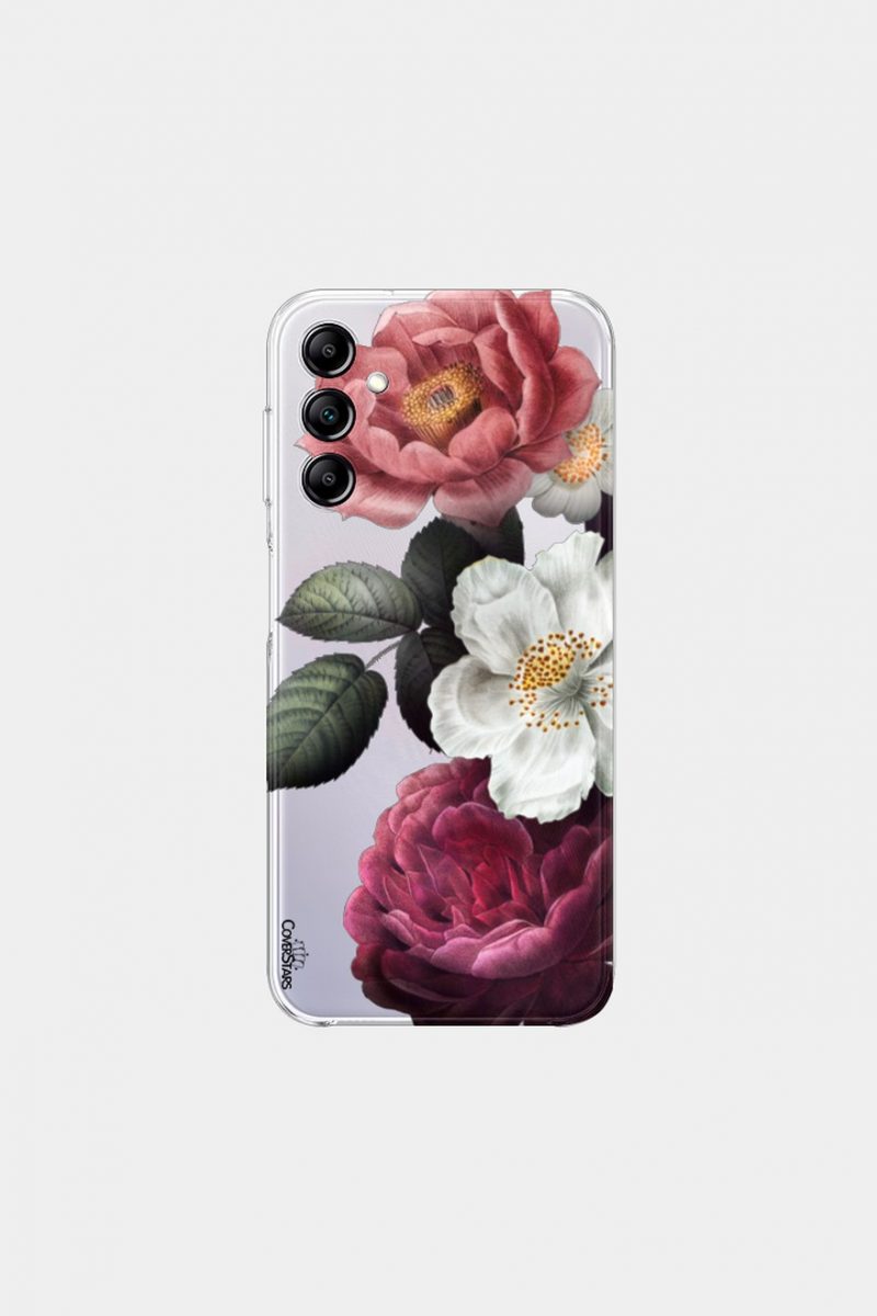 cover clear design samsung peonie