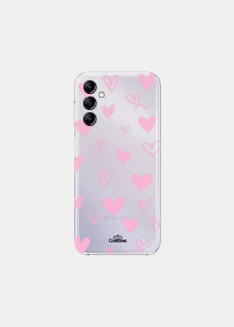 cover clear design samsung cuori