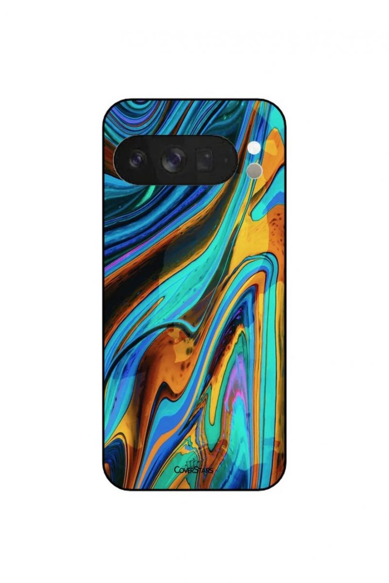 Cover Google Pixel fluidi blu CoverStars