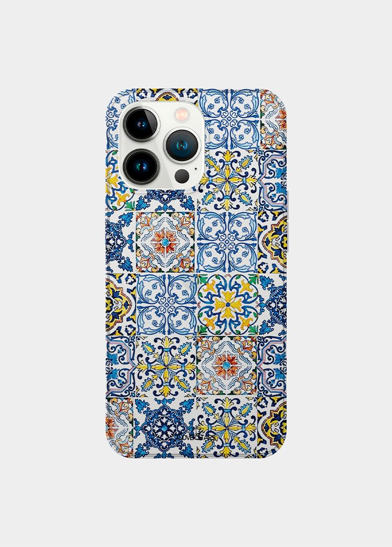 Cover Clear Maiolica Blu