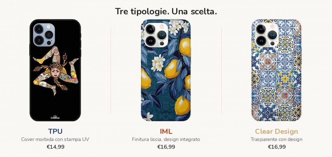 Cover iPhone TPU IML e Clear Design a confronto - CoverStars
