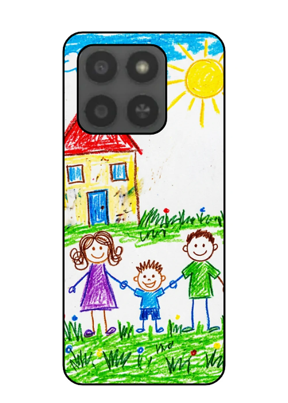 Cover Honor 400 Smart personalizzata con disegno di un bambino